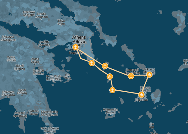 Northern Cyclades Itinerary