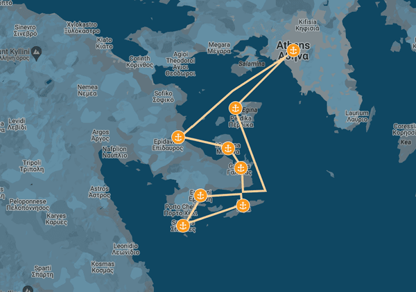 Saronic Gulf Itinerary